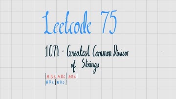 LeetCode 1071   Greatest Common Divisor of String | LeetCode 75 | Davi Codes - JavaScript