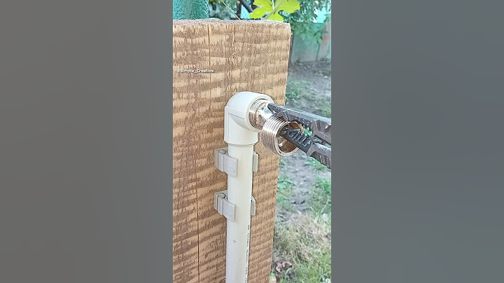 Unique technique for connecting a garden tap to a plastic pipe without a special coupling #shorts