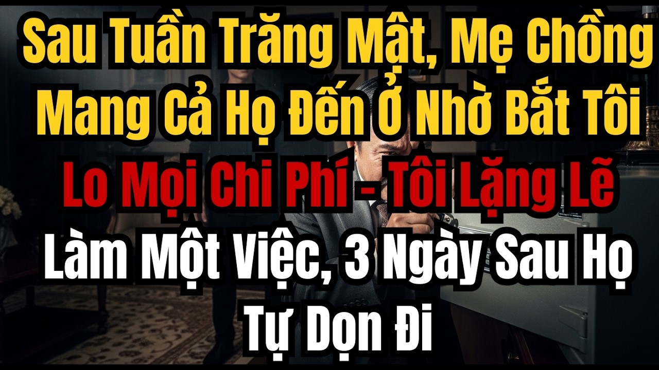 Sau Tuần Trăng Mật, Mẹ Chồng Mang Cả Họ Đến Ở Nhờ, Bắt Tôi Lo Mọi Chi Phí – Tôi Lặng Lẽ Làm Một Việc