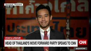 Head of Thailand's victorious Move Forward Party speaks to Zain Asher