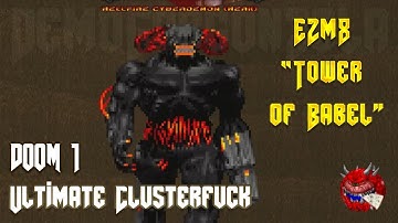 Doom E2M8 Tower of Babel (Hellfire Cyberdemon weak) - Ultimate Clusterfuck