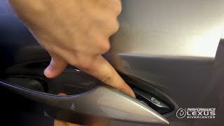 how to enter and start your lexus when your key fob battery has failed - lexus rivercenter