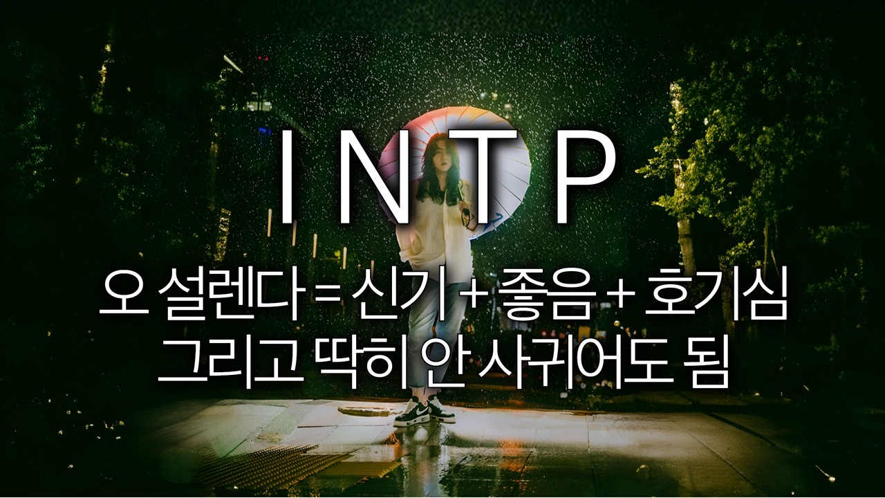 전문가 입장에서 바라본 INTP새ㄲ.. 아니 분들의 연애