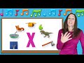 Learn Phonics for Children | The Letter X | Signing for Babies | Letter Sounds X with Patty Shukla