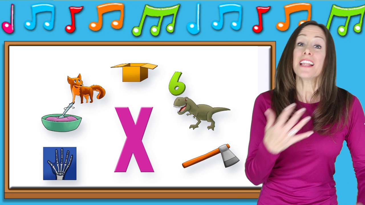 Learn Phonics for Children  The Letter X  Signing for Babies  Letter Sounds X with Patty Shukla