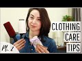 Capsule Wardrobe Care Tips: Proper Storage, Pilling, Lint Removal, Dealing with Moths. PART #2