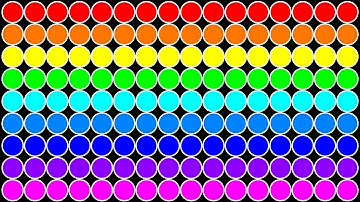 The Paintball 9 Colors Marble Race in Algodoo