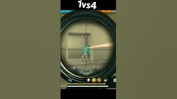 1vs4 with awm 😎 in cs-ranked #shorts #freefire #awmheadshot #1vs4 #gaming