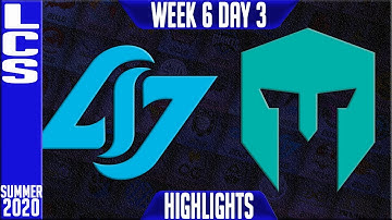 CLG vs IMT Highlights | LCS Summer 2020 W6D3 | Counter Logic Gaming vs Immortals