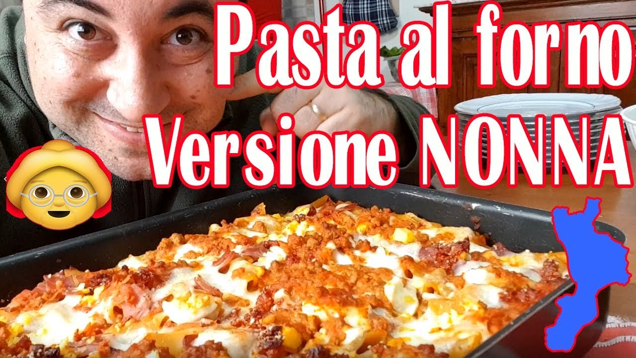 Pasta al Forno Calabrese Versione della Nonna con Soppressata e senza