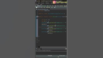 Want to learn java? What is Arithmatic Operatioins in java? #youtubeshorts #shorts #java #coding