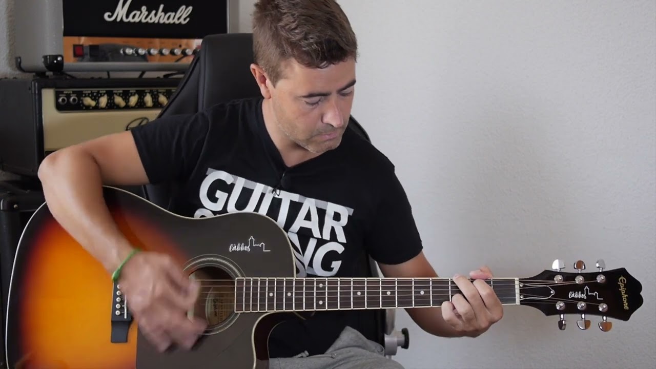 Review Epiphone AJ 220 SCE - YouTube