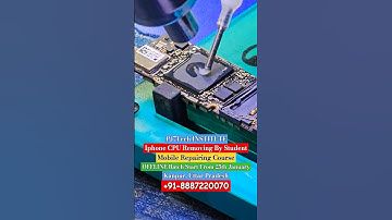 Iphone CPU Removing By Student @PJ7Tech #mobilerepairing#repairing#repair #technology#mobilerepair