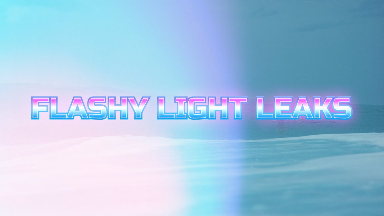 "Flashy Light Leaks" by Film Kit for Premiere Pro, Final Cut, iMovie, and more [4K]