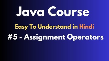 Assignment Operators in Java