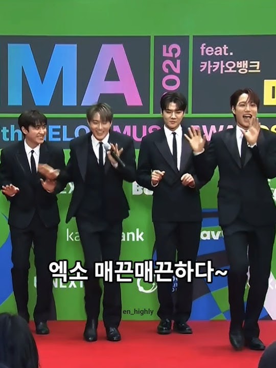 bet junmyeon has been waiting for this lol #EXO_MMA2025 #EXO #MMA2025 # chanyeol d.o. suho sehun kai