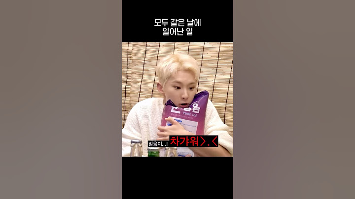 [세븐틴] 본업할 땐 멋있는 호랑이