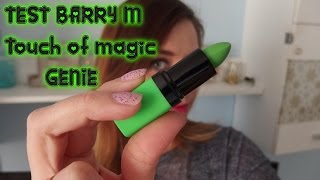 Test BARRY M Szminka zmieniająca kolor Genie Touch Of Magic lipstick ❤ TheAmmisu