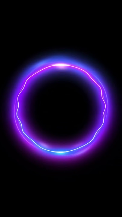 Black Screen Neon Circle Overlays  Scope effect  #shortvideo #template
