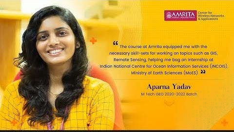 Aparna Yadav sharing her experience at AmritaWNA | Admissions Open Now