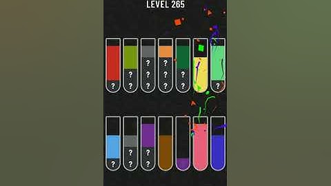 Water Sort Puzzle Level 265