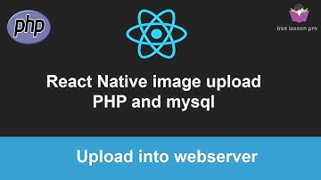 React Native - Image upload to PHP Server