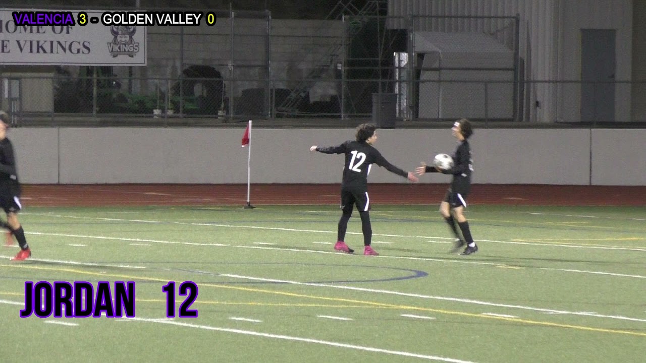 High School Soccer Game Valencia V Golden Valley 010422 Varsity YouTube