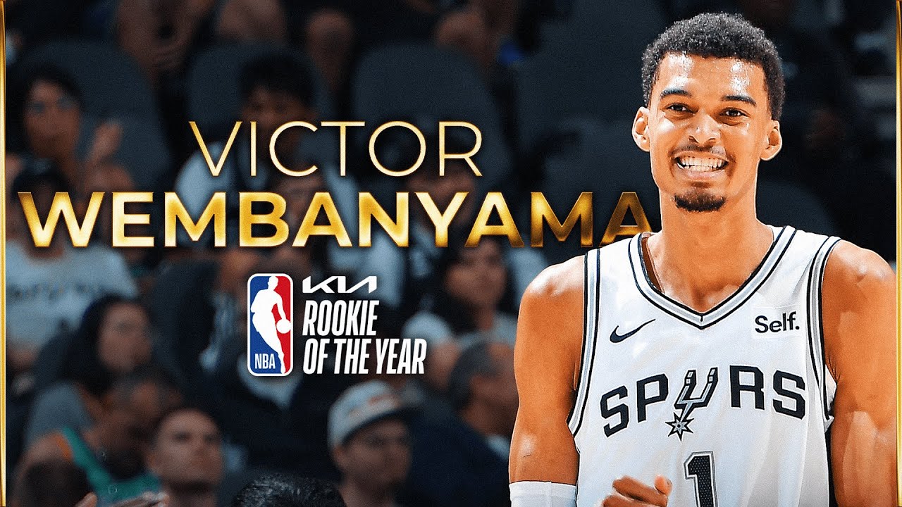 Spurs' Victor Wembanyama voted unanimous NBA Rookie of Year