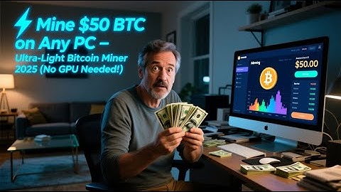 ⚡ Mine $50 BTC on Any PC – Ultra-Light Bitcoin Miner 2025 (No GPU Needed!