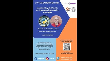27° CLASE ABIERTA EN LÍNEA: Visualización y clasificación de datos multidimensionales con python