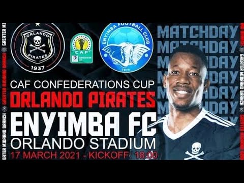 Orlando Pirates Coach Vs Enyimba Today S Match Youtube