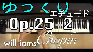 【ゆっくり動画】エチュードOp.25-2 /ショパン Chopin Etudes