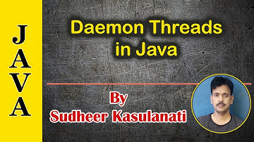 Java 18 - Daemon Threads