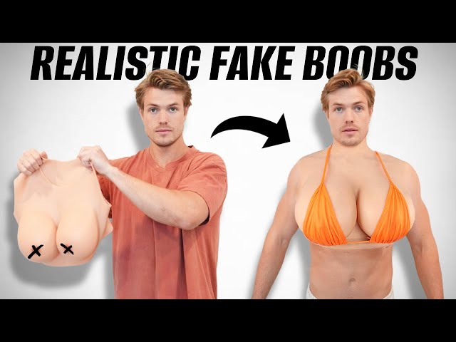 WHICH BREAST IS BEST? Watch women compare fake and real bouncing