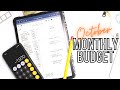 Budget With Me: October 2020 Monthly Budget