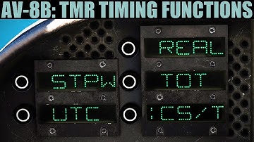 AV-8B Harrier: TTT, TOT, Hack & Stopwatches Tutorial | DCS WORLD