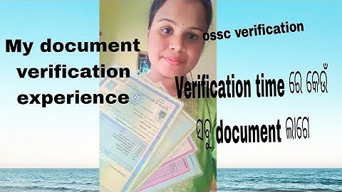 My document verification Experience!!OSSC document verification!!Regular high school teacher