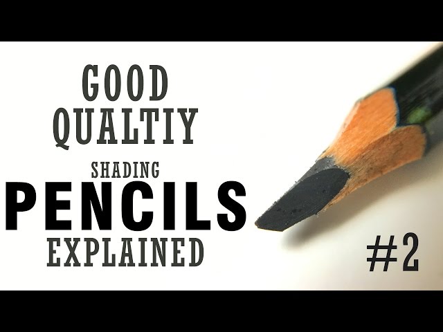 Good Quality shading PENCILS explained in Hindi (English Captions) #2