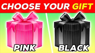 Choose Your Gift 🎁🎁 Pink or Black 💗🖤 #giftbox #wouldyourather #pickonekickone