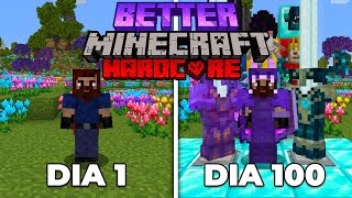 SOBREVIVÍ 100 Días en Better Minecraft HARDCORE