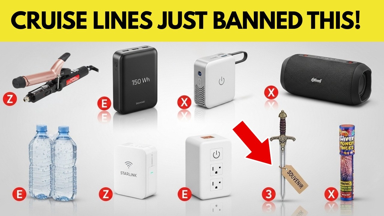 Airlines and Cruises Just BANNED These Everyday Items!