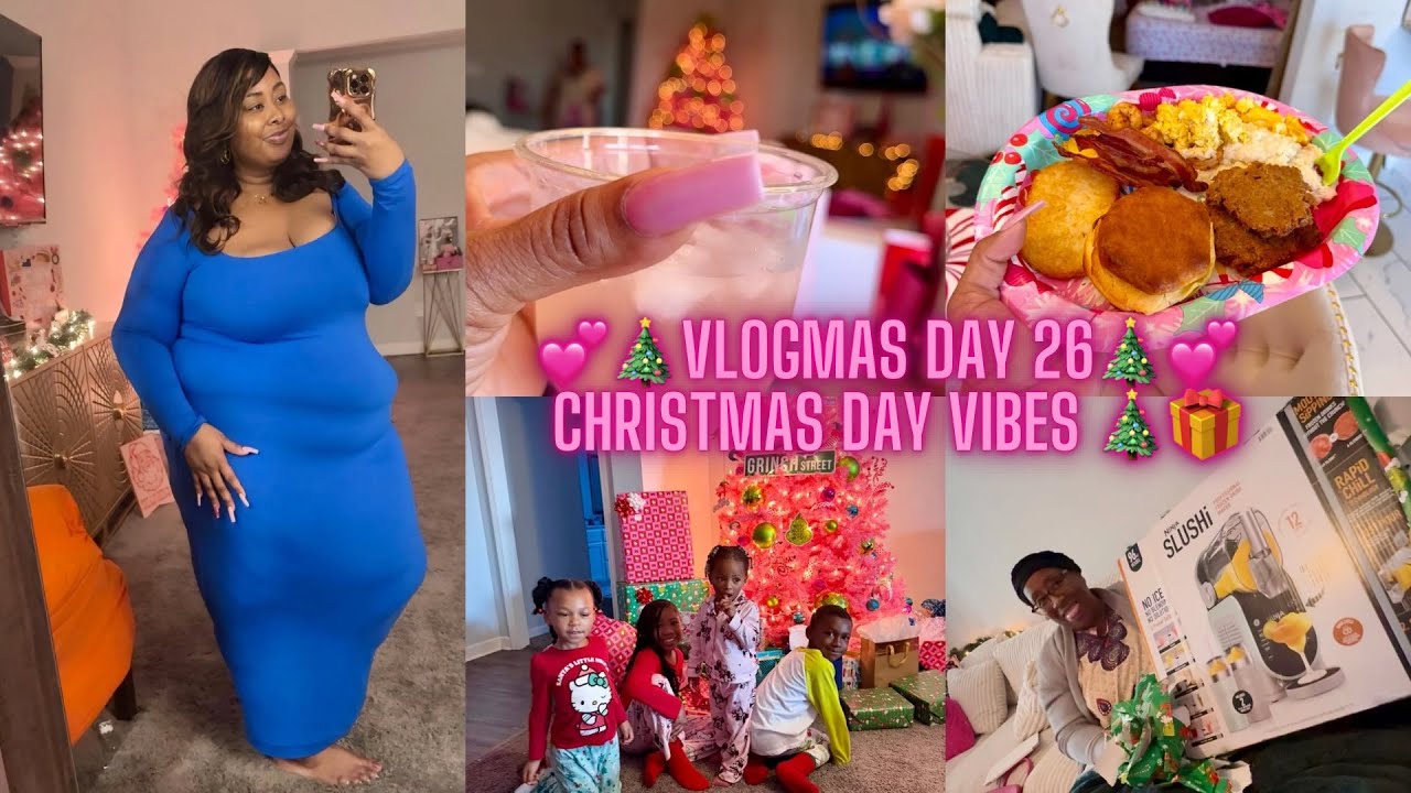 Рождество в кругу семьи 🎄🎁 Подарки, завтрак и весёлый отдых | Vlogmas, 26-й день (финал) 💕