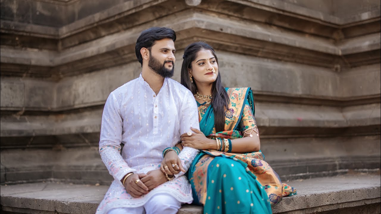 #पारंपरिक pre wedding shoot #bestmarathipreweddingsong #traditionalprewedding