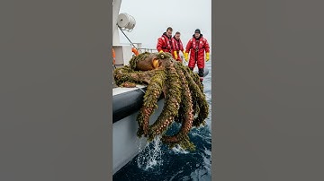 Satisfying video spa for giant octopus