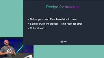 Unite Europe 2016 - The importance of Cultural fit recruitment for small teams & studios