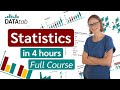Statistics  a full lecture to learn data science