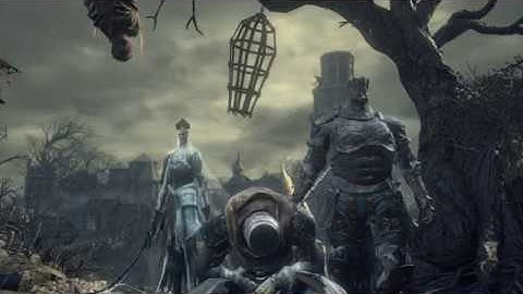 Dark Souls 3 CPU CO-OP Mode - The Lich Lord vs Undead Settlement with Ai Bodyguards