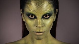 Snake Woman Makeup Tutorial