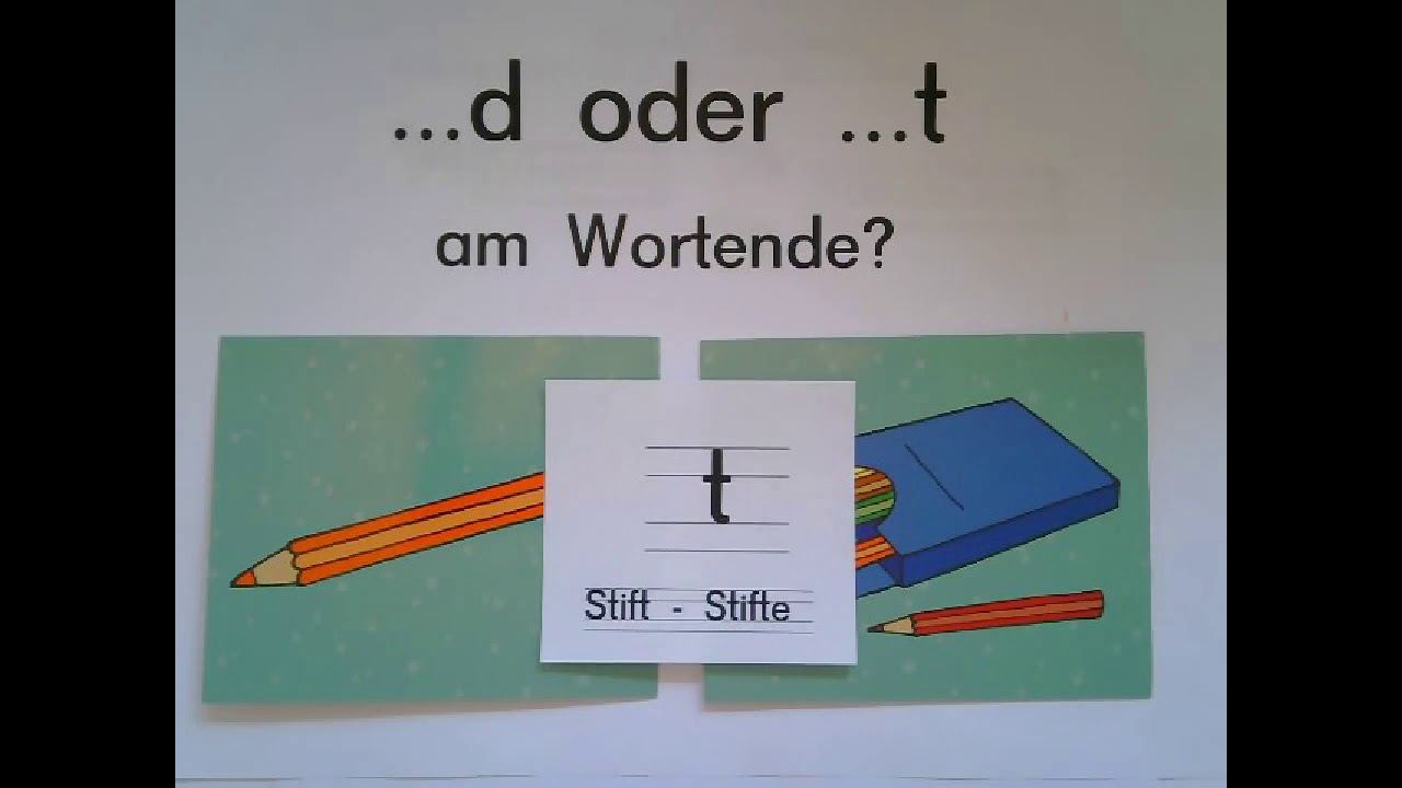 Wann Seid Mit D Oder T d oder t am Wortende? - Bilde die Mehrzahl - YouTube