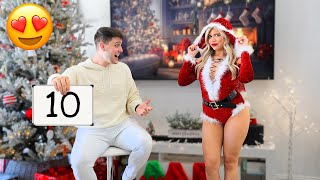 BILL RATES MY HOTTEST CHRISTMAS OUTFITS! *HE'S IN LOVE*